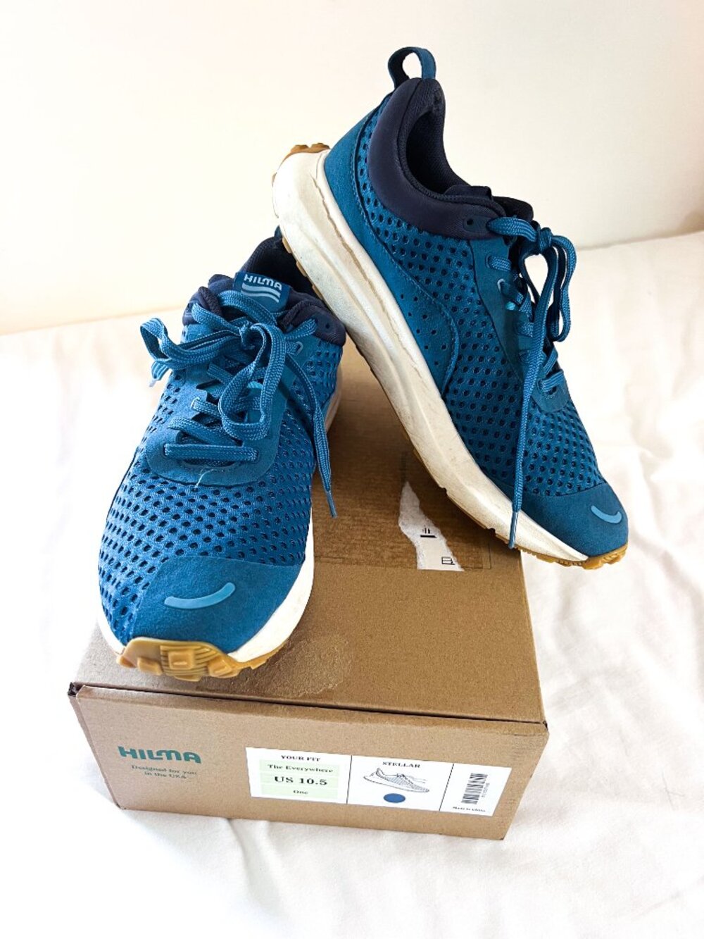 Hilma The Everywhere Hybrid Running Shoes Stellar Blue (Size 10.5) Fit One - Picture 3 of 13